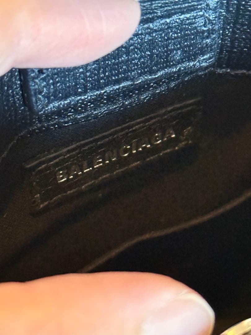 BALENCIAGA バレンシアガ ショルダー フォン バッグ ショッパー 黒
