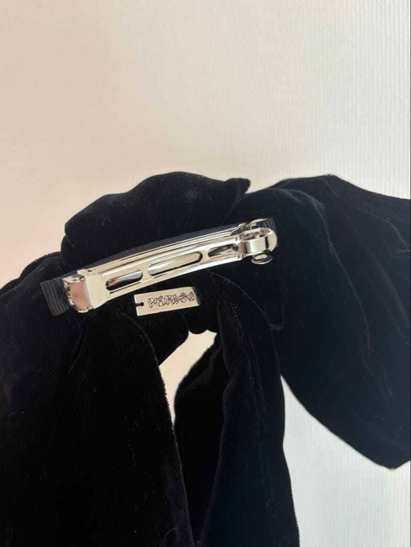 FETICO VELVET LONG BOW HAIR CLIP リボンバレッタ