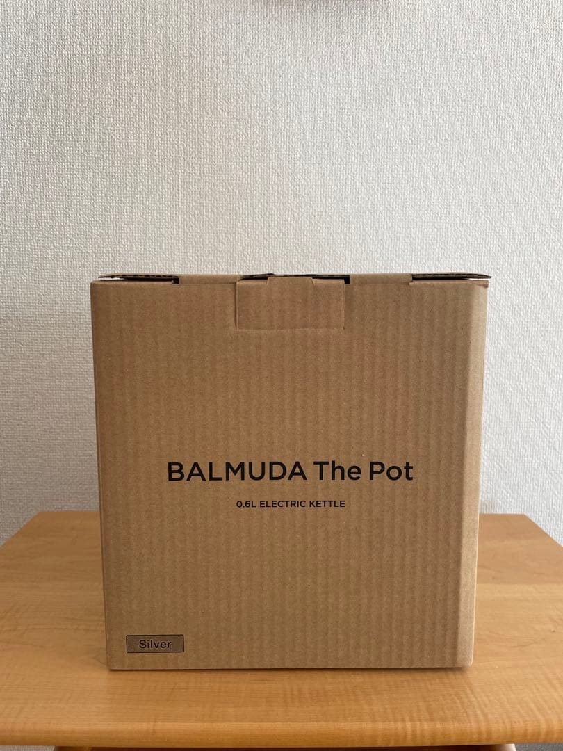 【新品未使用品】BALMUDA The Pot 0.6L 電気ケトル シルバー