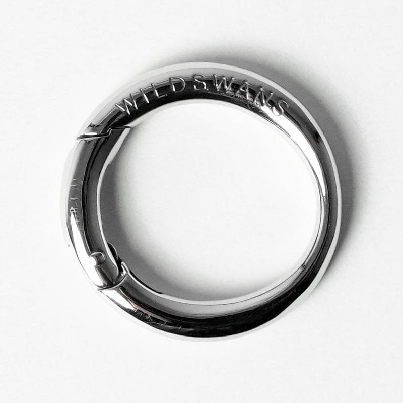 WILDSWANS ROUND CARABINER KEY RING ラウンド