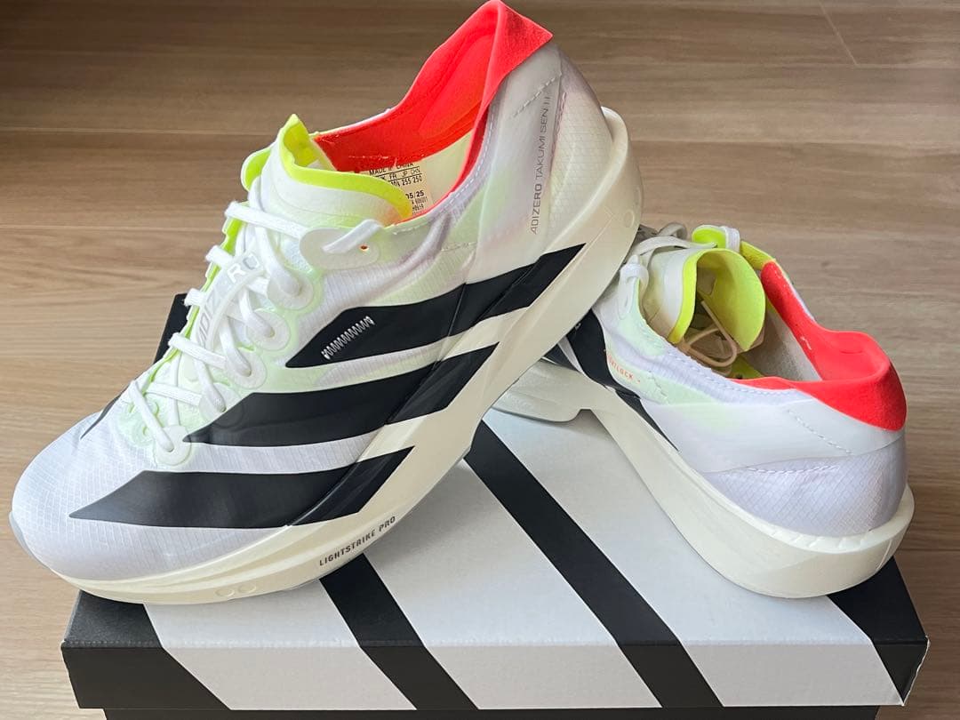 【美品】adidas ADIZERO TAKUMI SEN 11 25.5cm