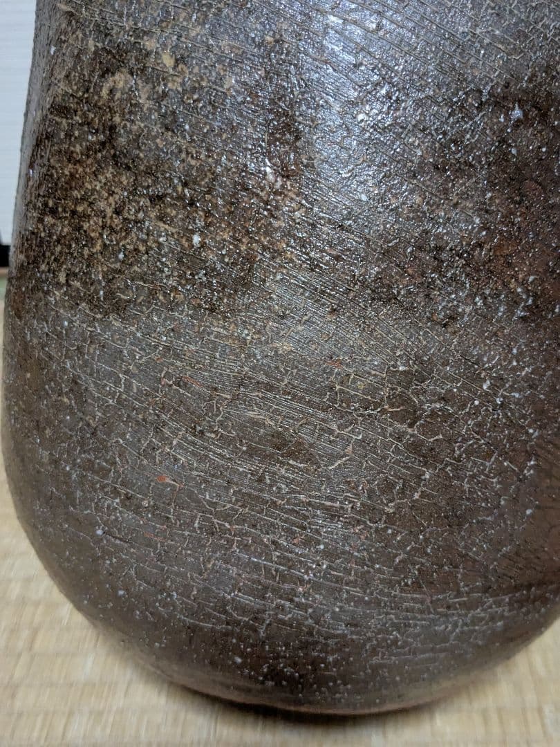 備前焼 メダカ鉢 大型花器 花生 水瓶 水甕 水槽 花瓶 花入 フラワーベース