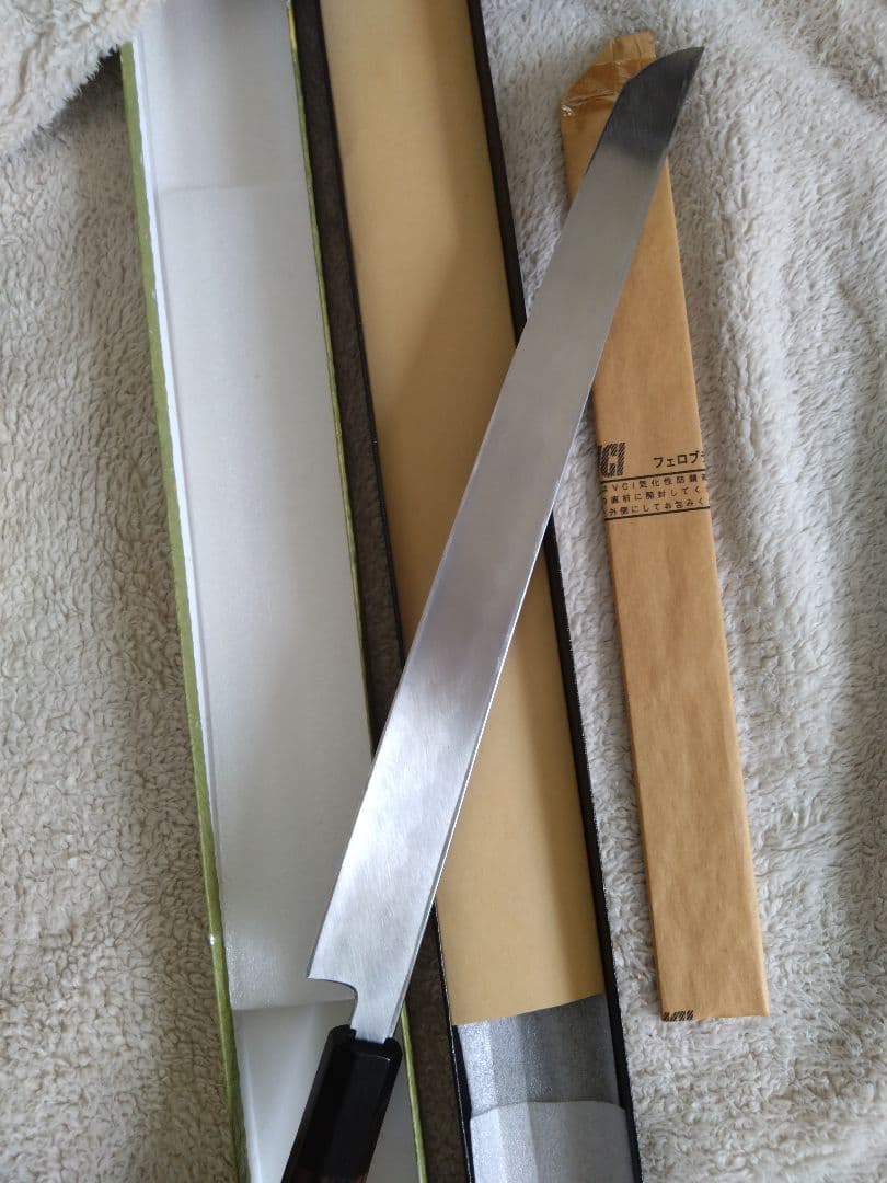 高鳳　本焼　先丸蛸引き包丁