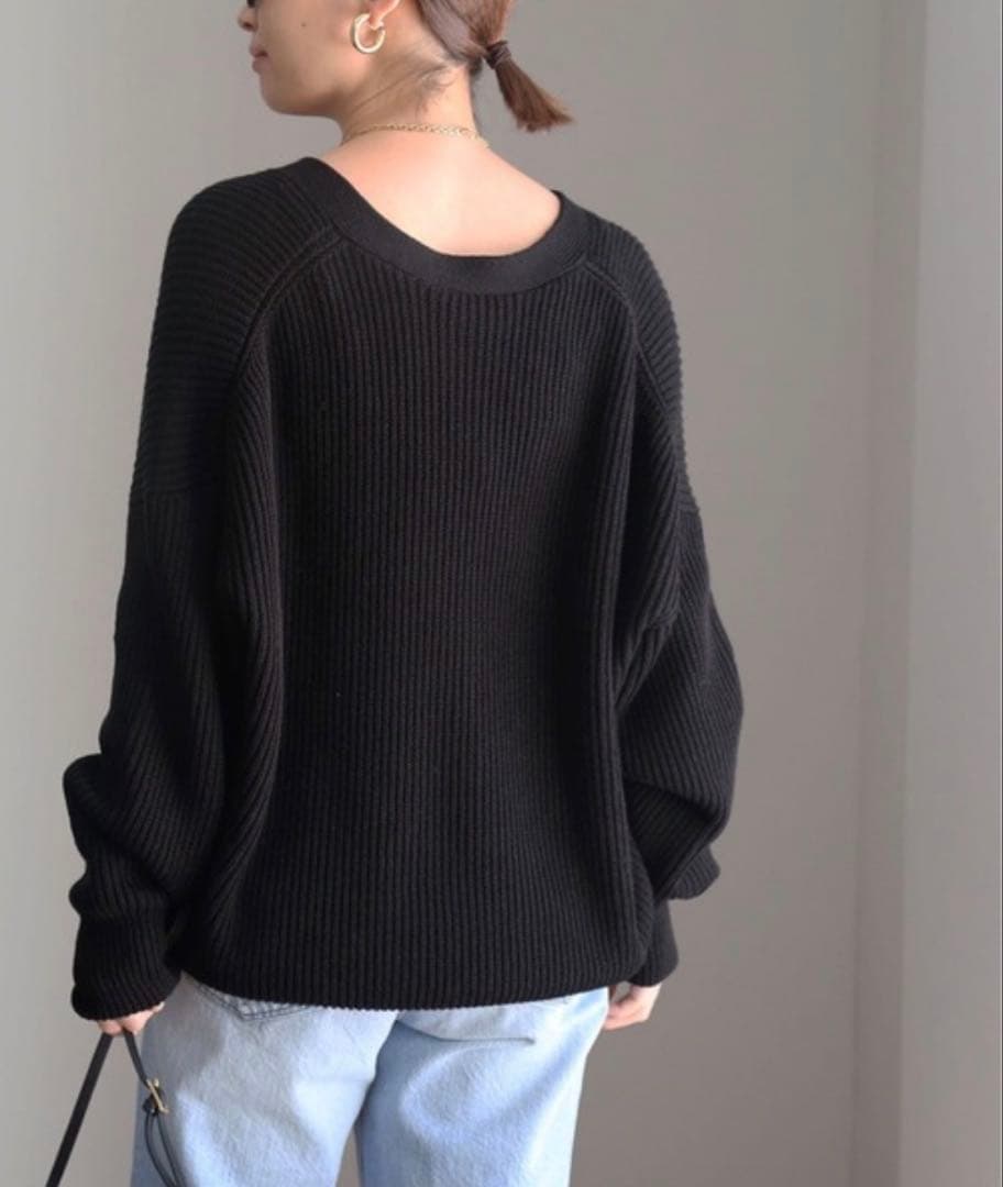 ドゥーズィエムクラス　エブリデイアイライク　シルク　コットンカーディガンＶネック