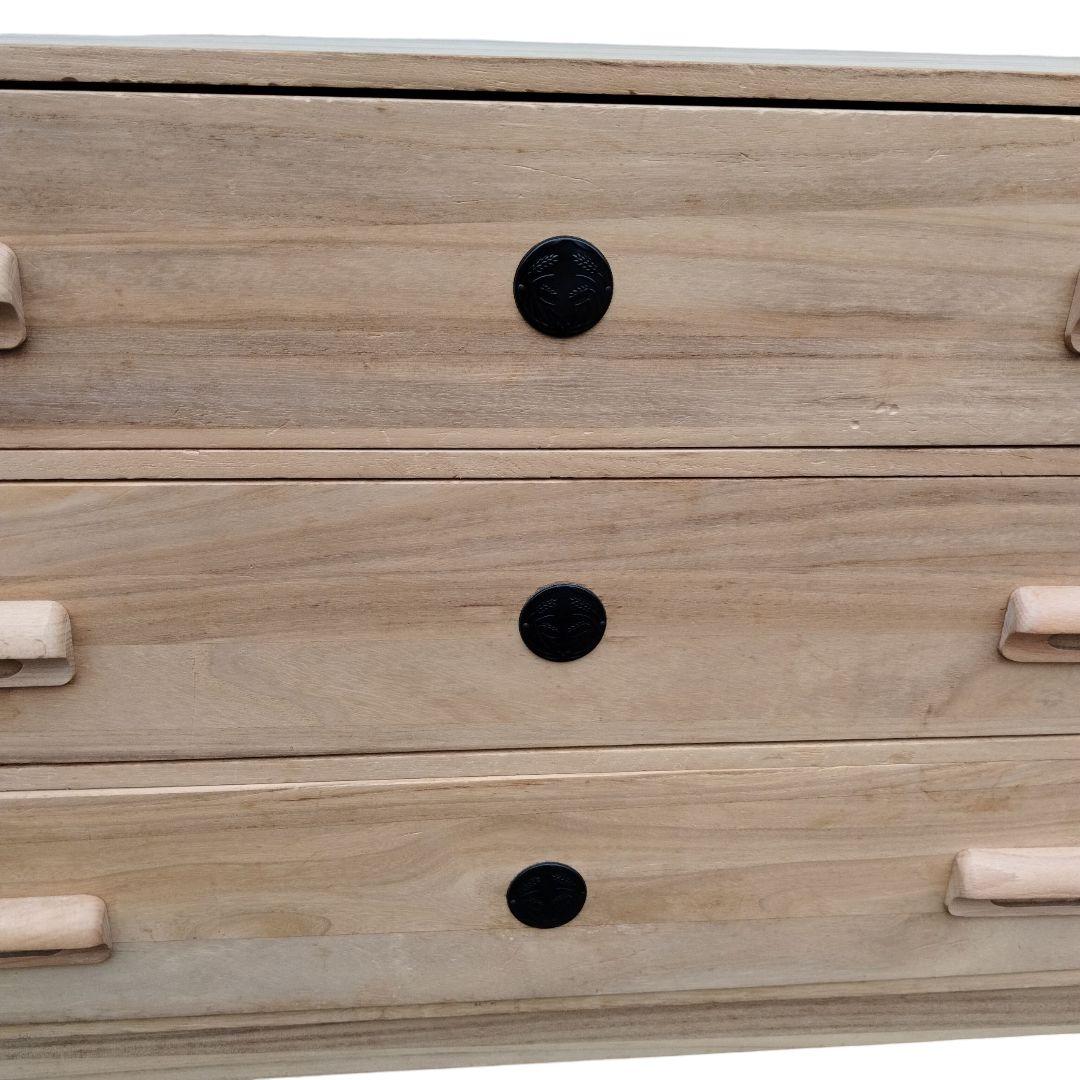 桐箪笥 3段 和家具 タンス 着物 高級 希少 昭和レトロ