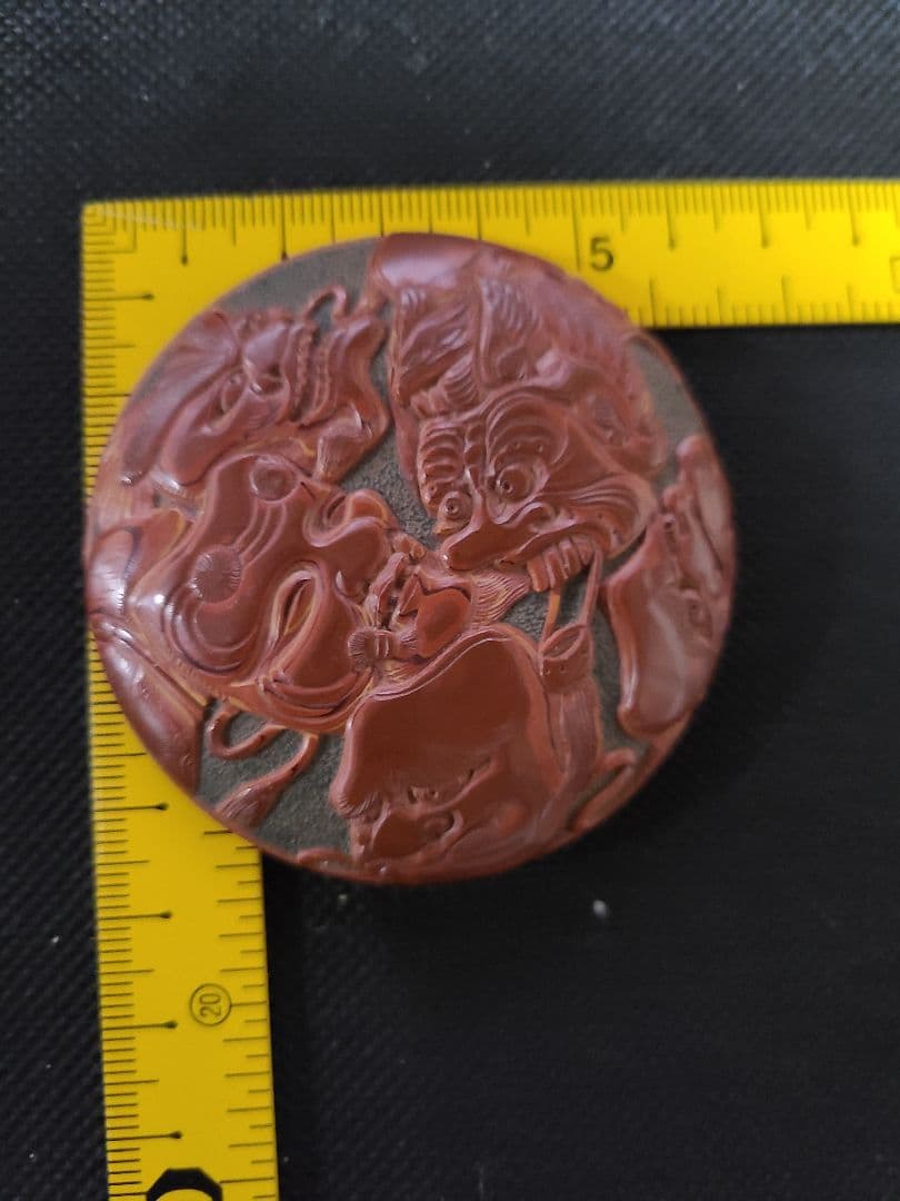 希少本堆朱香合