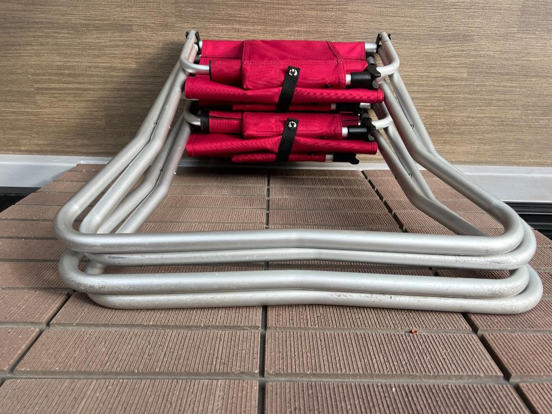 スノーピークFDチェアー　レッド　２脚セット