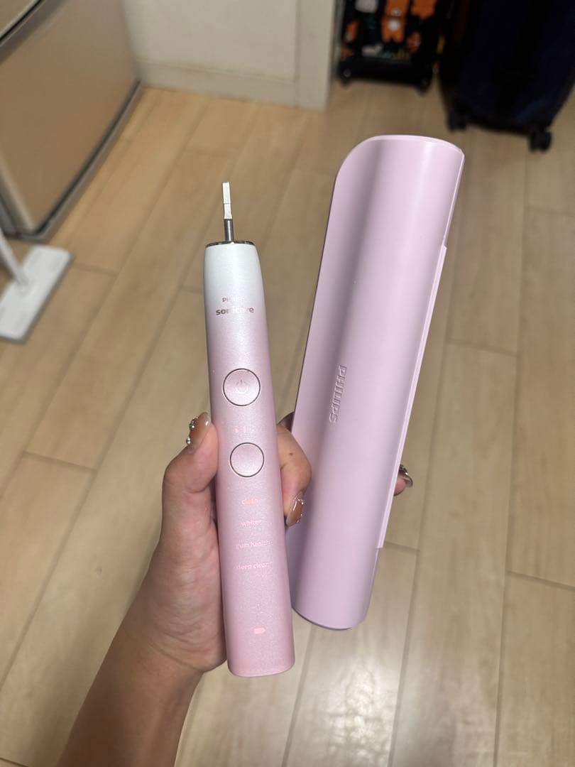 電動歯ブラシ ダイヤモンドクリーン ピンクホワイト HX9911/81