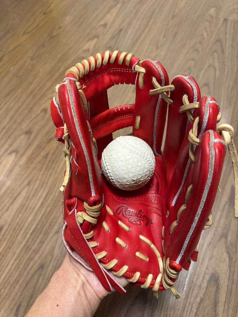 【特注オーダー 限定型番】Rawlings 硬式グローブ 軟式可　内野用　N64