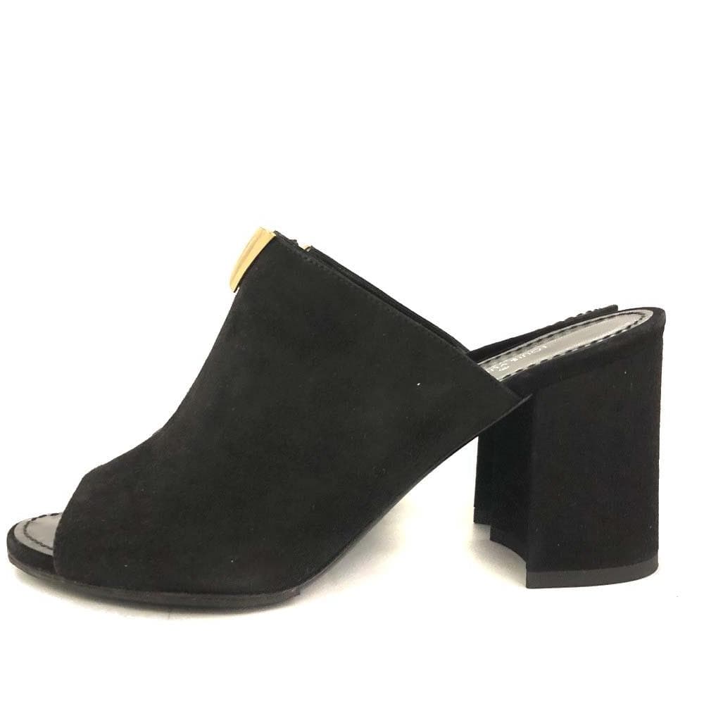 お買い得 美品 ルイヴィトン エッセンシャルV スエード オープントゥ サンダル