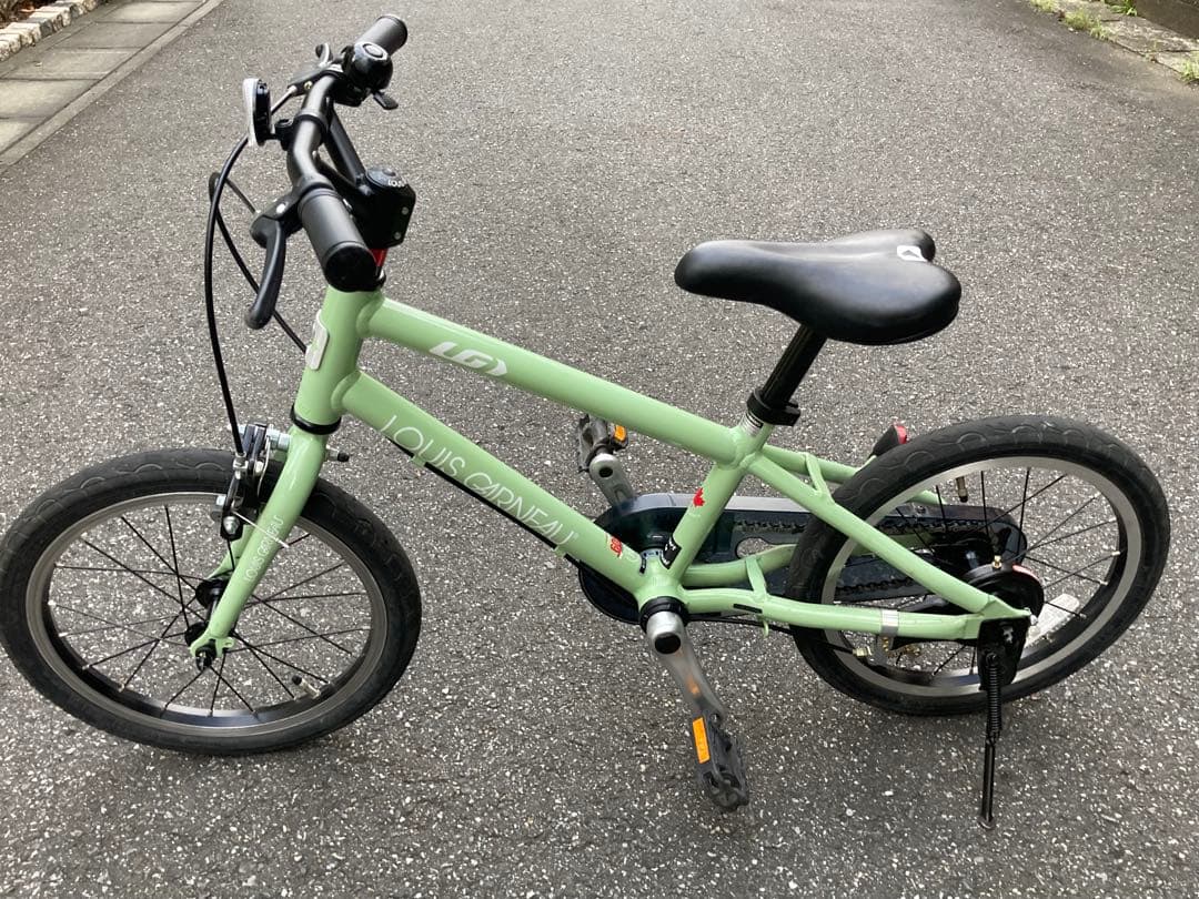 【ルイガノ】キッズバイク K16lite 16インチ グリーン 送料込み