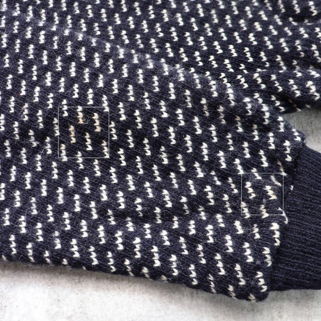 80s L.L. Bean エルエルビーン バーズアイ ニット ヴィンテージ L