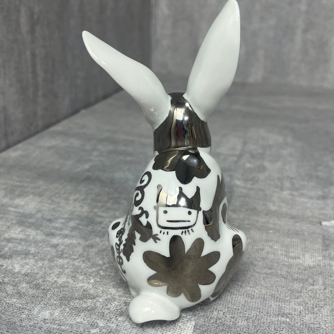 廃盤 LLADRO リアドロ Re-Deco リ・デコ バニー 白うさぎ 座って