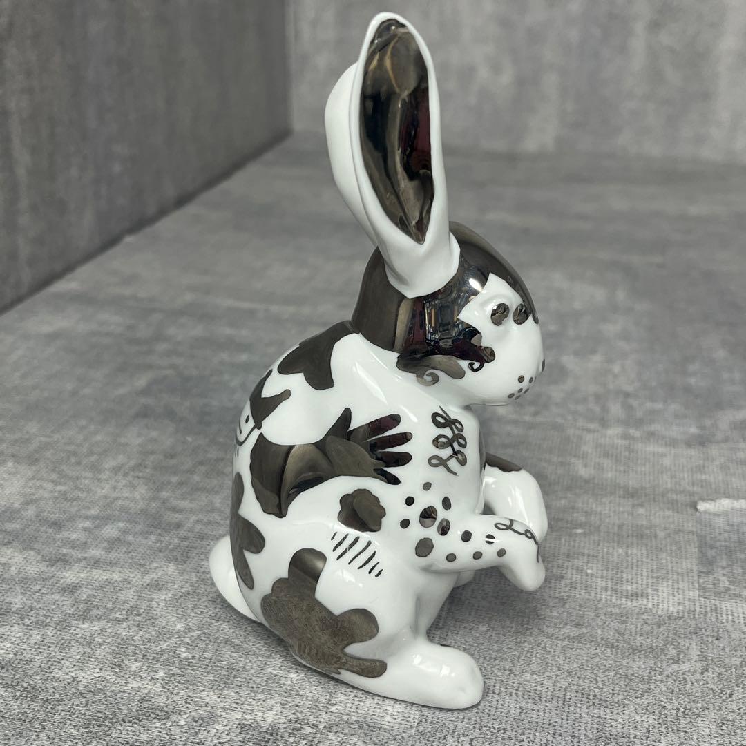 廃盤 LLADRO リアドロ Re-Deco リ・デコ バニー 白うさぎ 座って