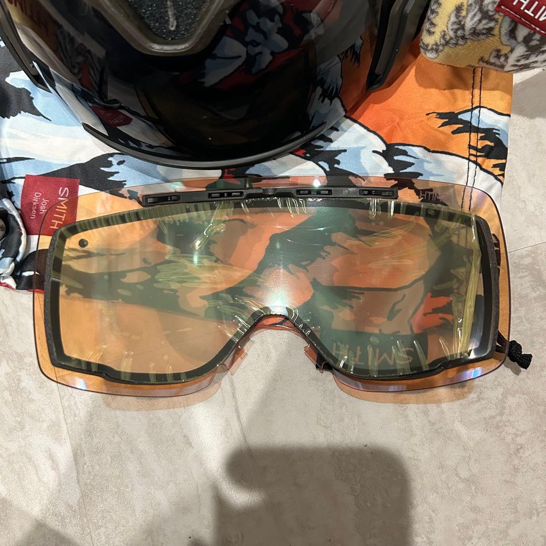 SA　SMITH スノーゴーグル 交換レンズ付き　スミス