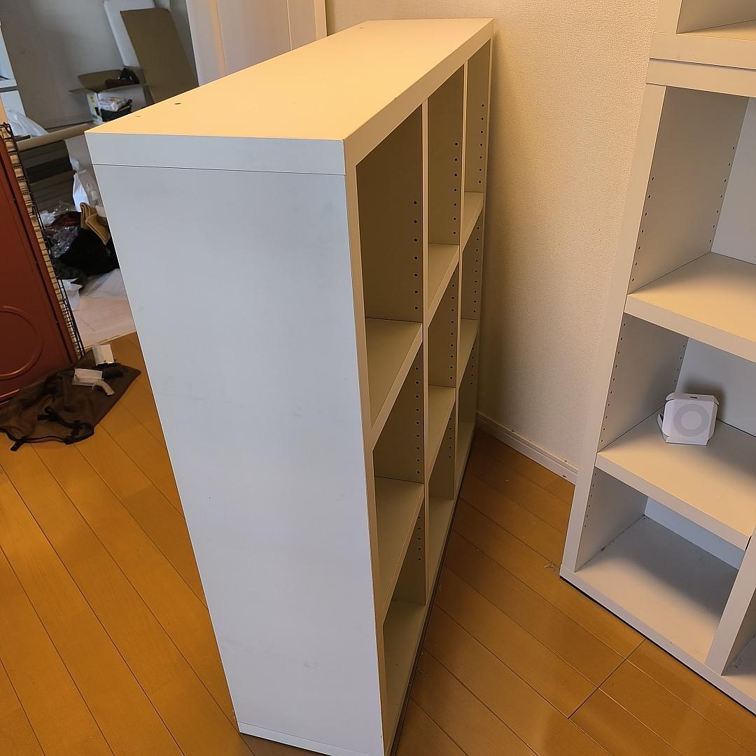 【2/20迄】110cm正方形 本棚 ナンバー② 3つ星素材 250サイズ送料込