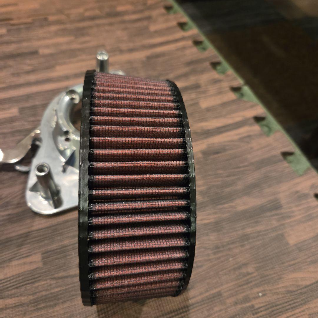 ハーレーS&Sティアドロップエアクリーナー未使用品激安 スーパーE/Gキャブ用