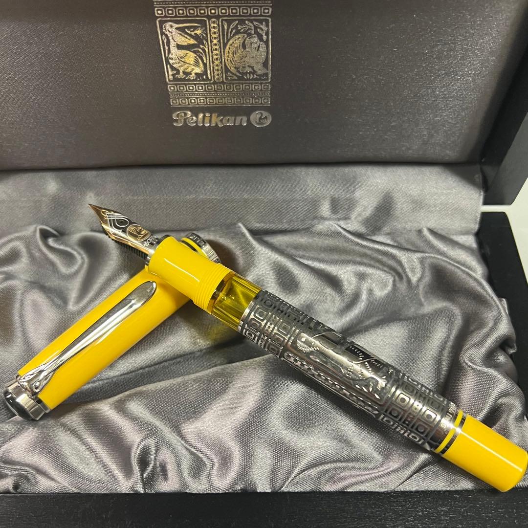 Pelikan ペリカン トレド M910 万年筆 イエロー 18K M