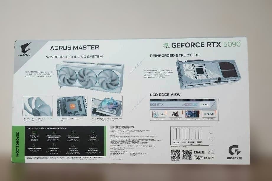 GIGABYTE　AORUS GV-N5090AORUSM ICE-32GD