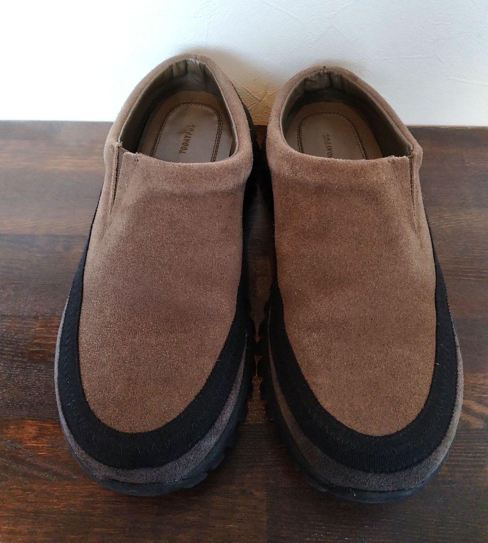 TODAYFUL Vibramsole Leather Sabot Mグリーン