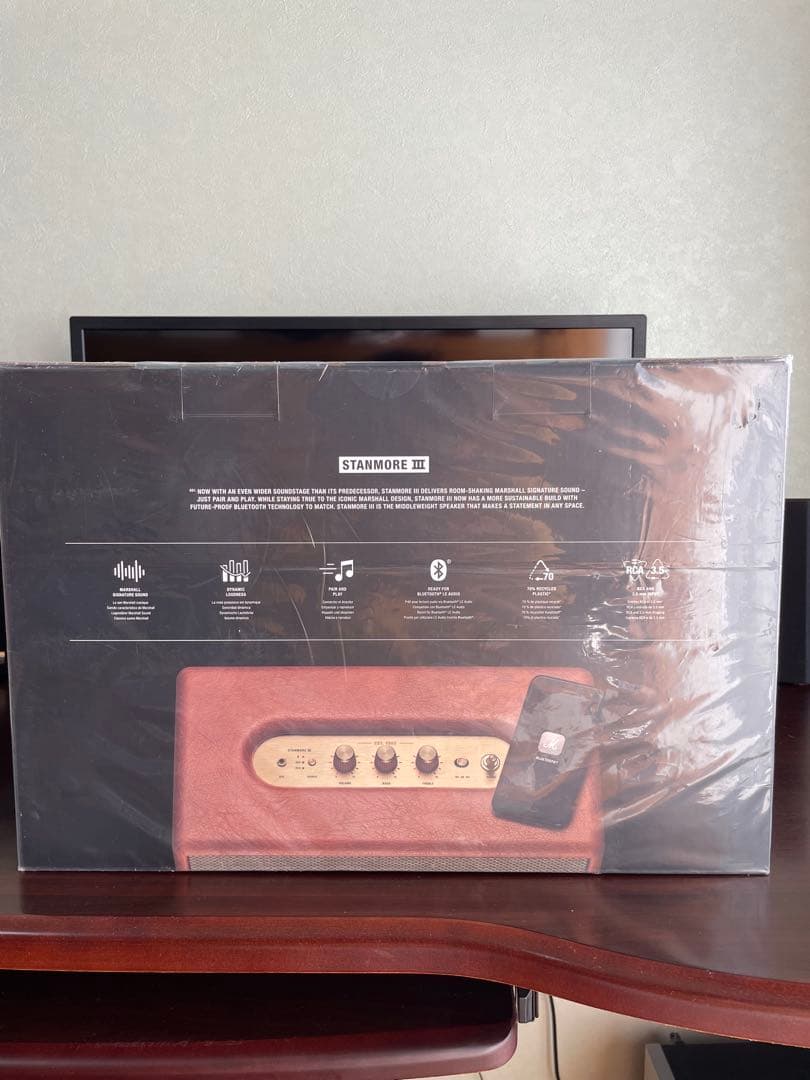 Marshall ワイヤレススピーカー Stanmore III ブラウン