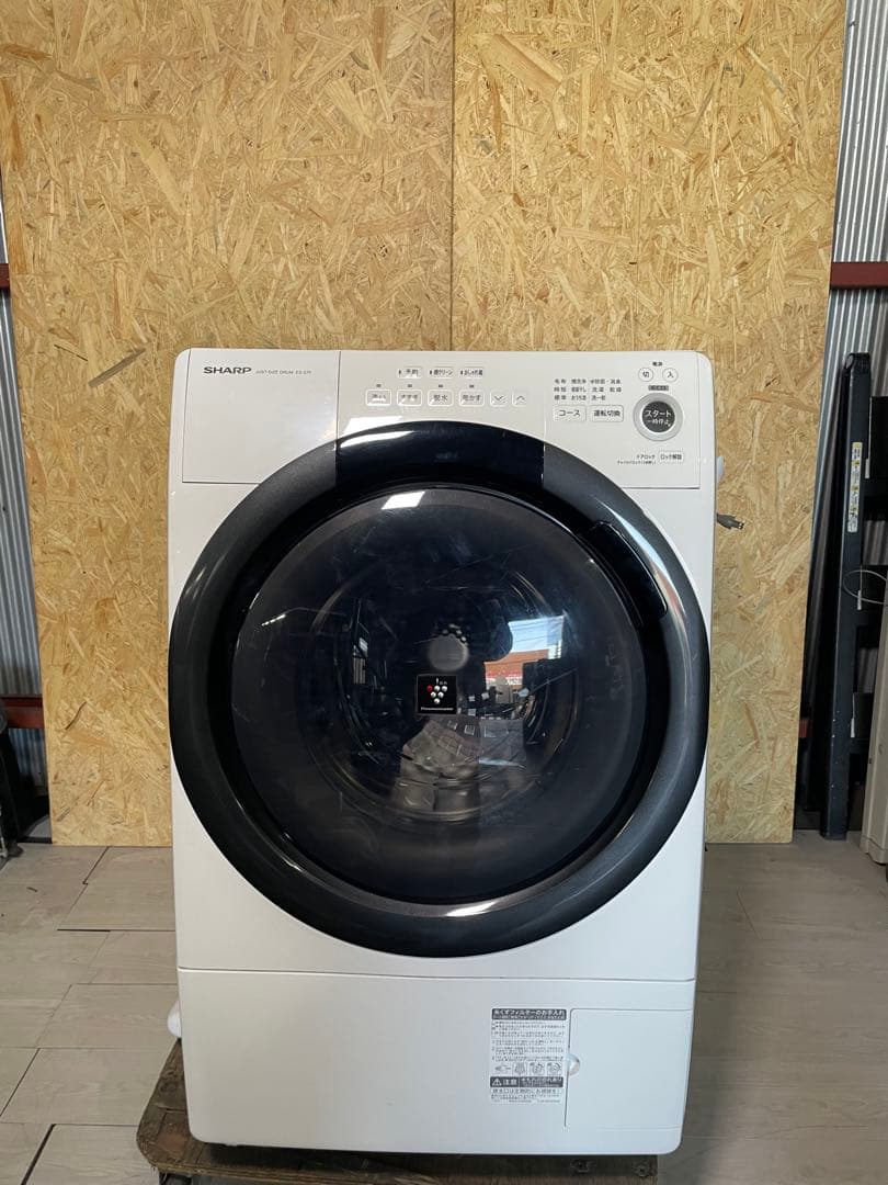 2021年製 SHARP ドラム式洗濯機 ES-S7F-WL