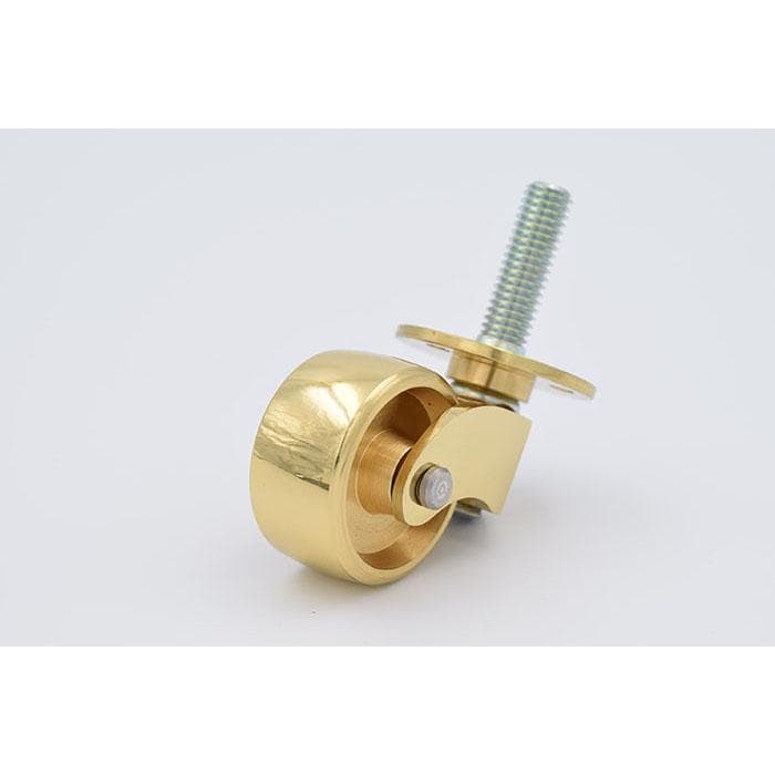12個セットブラス（真鍮)キャスター 1-1/4” マシンスクリュー（機械ネジ）