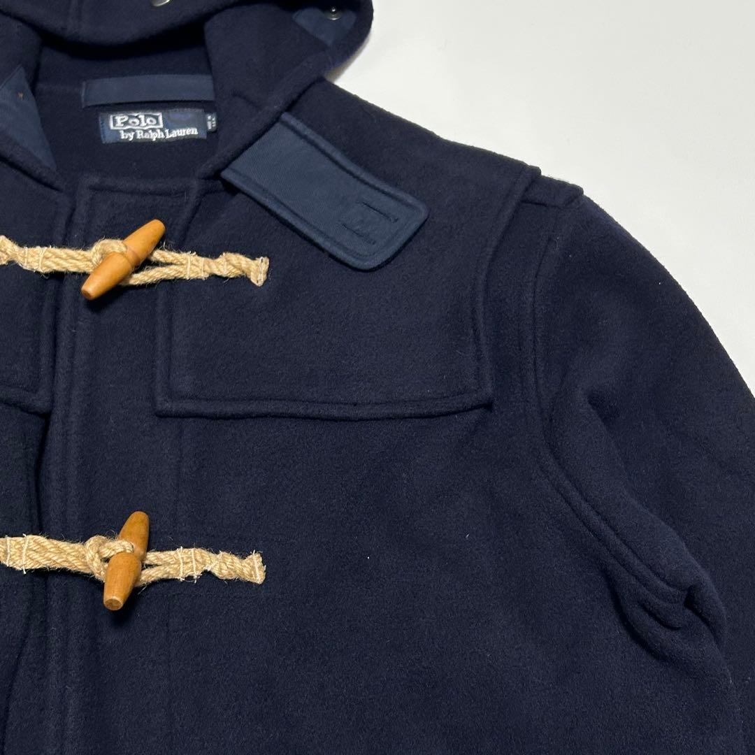✨希少 ポロバイラルフローレン USA製 ダッフルコート 黒 L