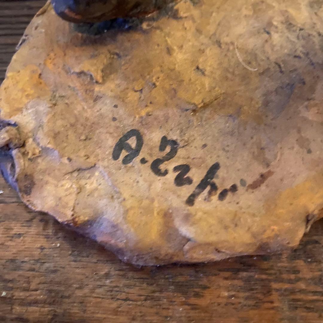 イタリア製 アンジェラ・トリピ作のテラコッタ（素焼き）人形