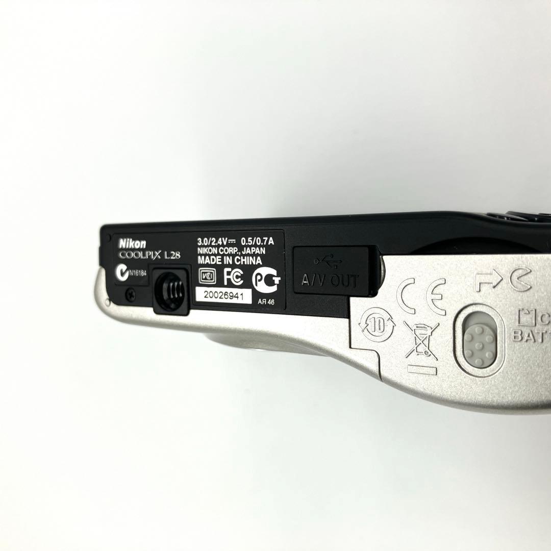 希少美品 Nikon ニコン COOLPIX クールピクス L28 単三電池使用