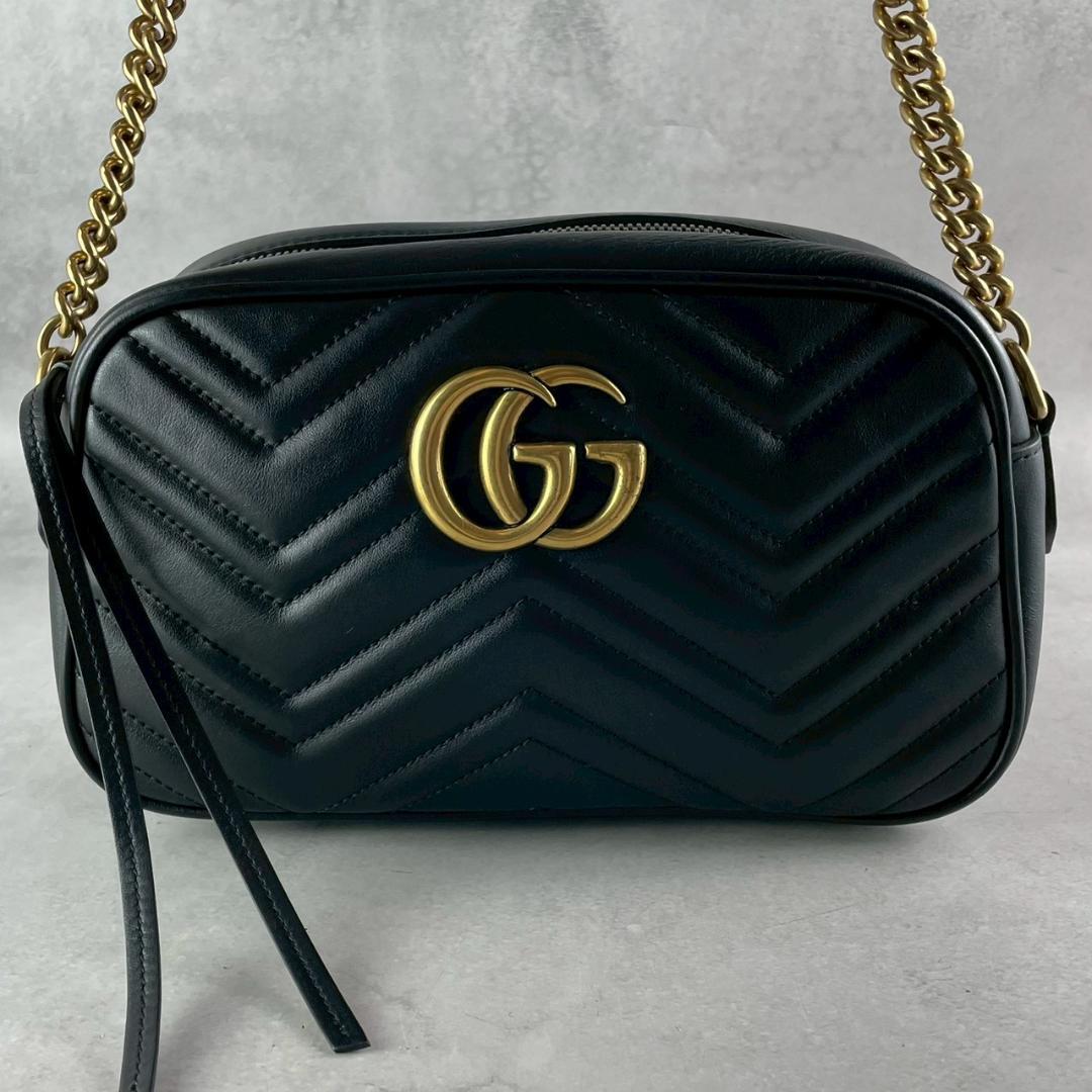 希少美品⭐︎GUCCI グッチ GGマーモント チェーンショルダー447632