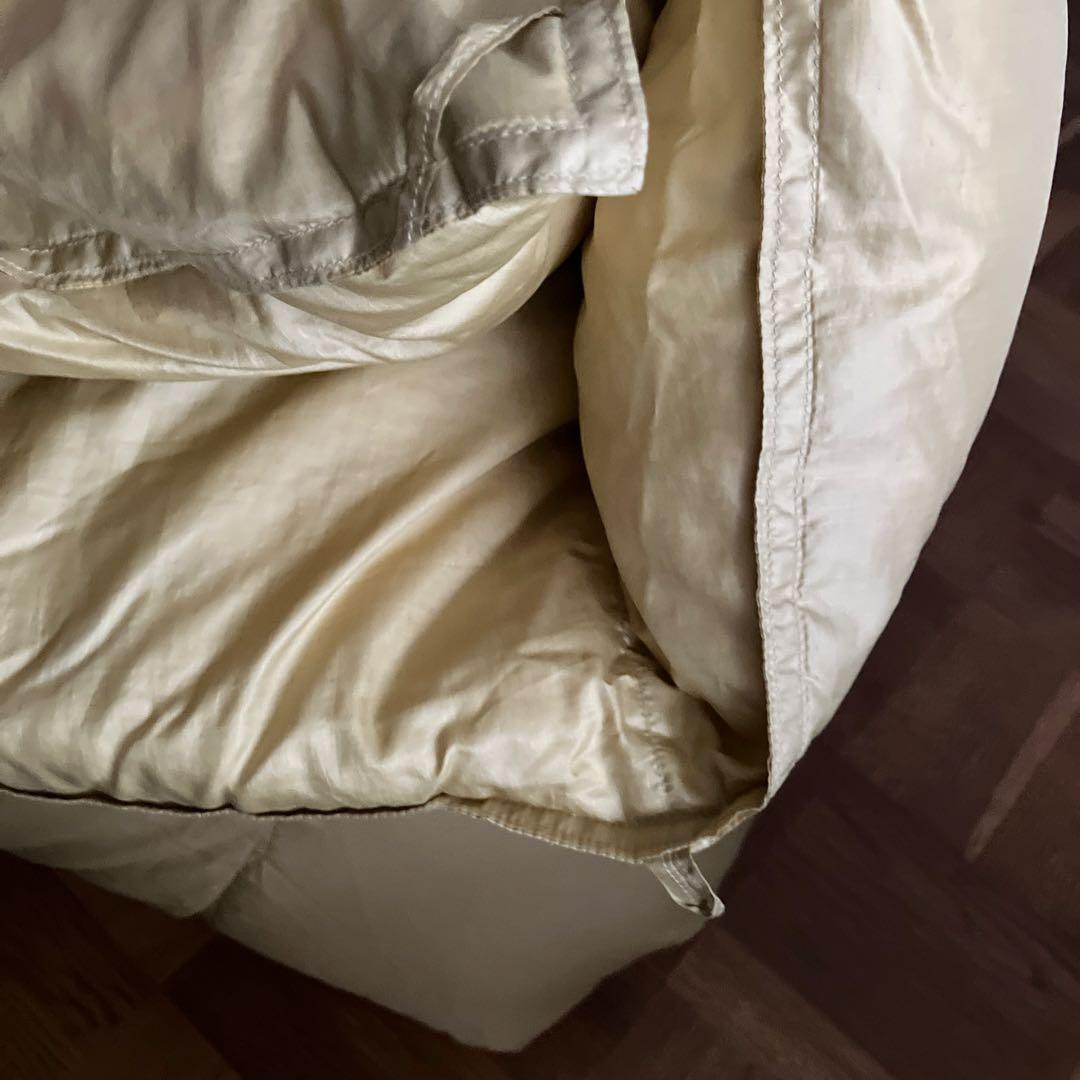最軽量　羽毛布団　北欧産ハンドピックホワイトグース
