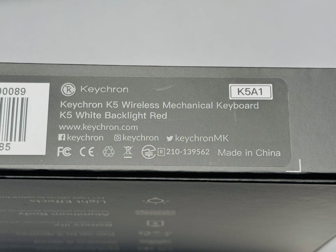 Keychron K5 ロープロファイル　ワイヤレス　メカニカルキーボード★US