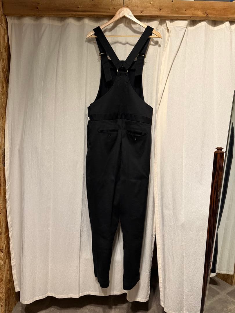 新年特価NEAT オーバーオール　コットンピケ　サイズM ブラック