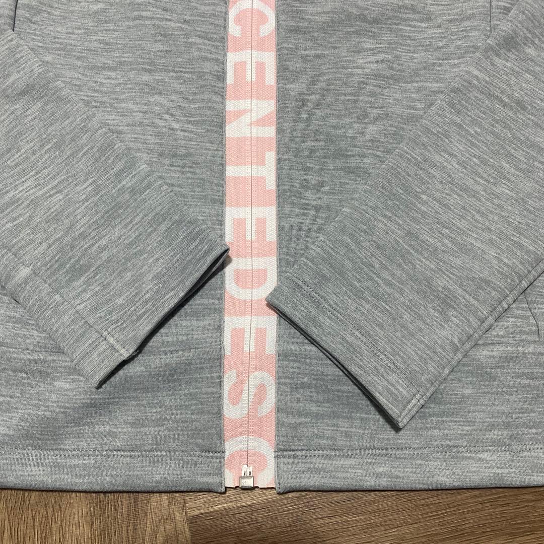 美品♡デサント♡ジャケット♡アウター♡グレー♡ピンク♡ホワイト♡L