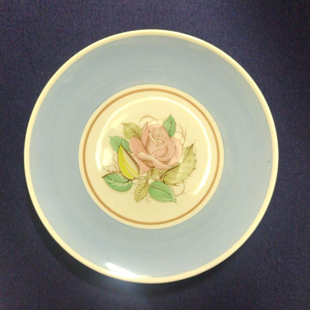 ほぼ未使用、スージークーパー「パトリシアローズ」直径20cmプレート、4枚セット