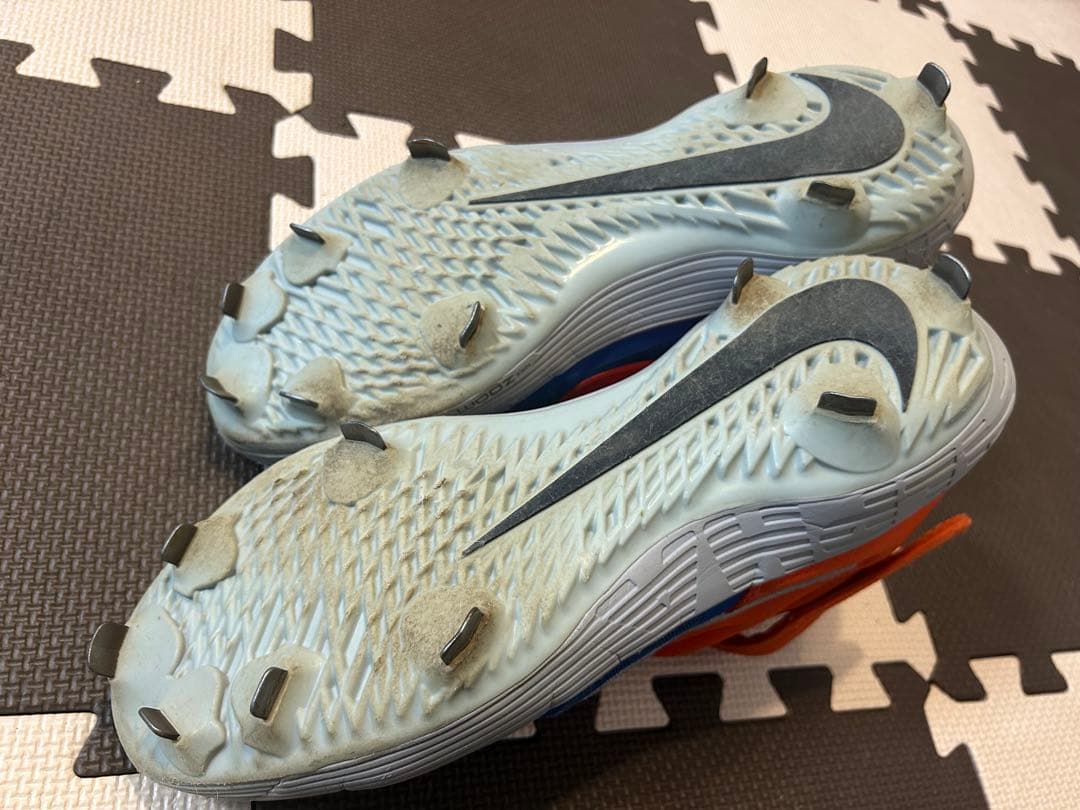 Nike 野球スパイクシューズ 青/オレンジ