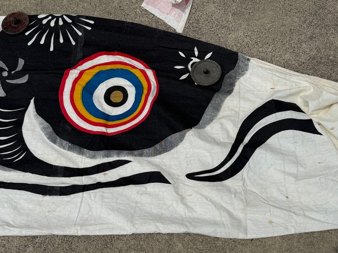 古布 木綿 鯉のぼり 5m 4m 金太郎 こいのぼり こどもの日 リメイク素材