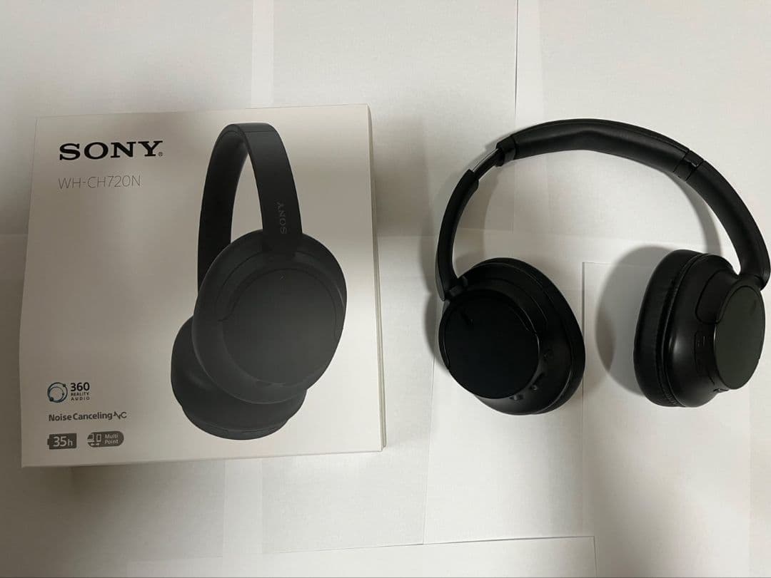 SONY WH-CH720N ブラック ワイヤレスヘッドホン