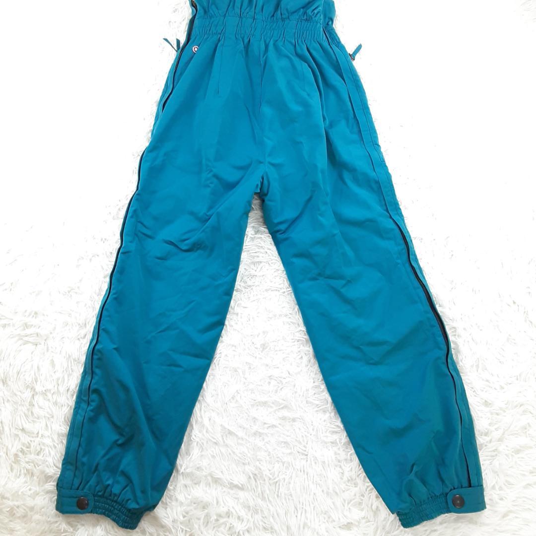 美品◎Mizuno ミズノ スキーウェア ターコイズブルー 青緑色 3点セット