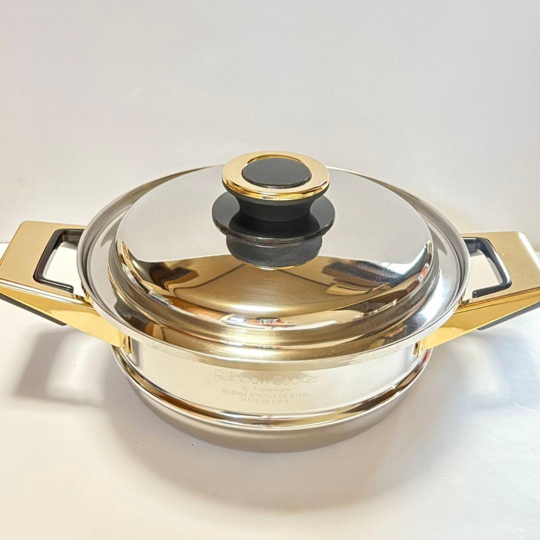 タッパーウェア　レインボークッカー　 両手鍋