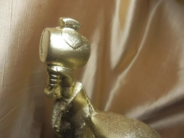 パリピ　ダイコークゥ　イェーイ　宴大好き　大黒様　ピカピカキンキン　高約39cm