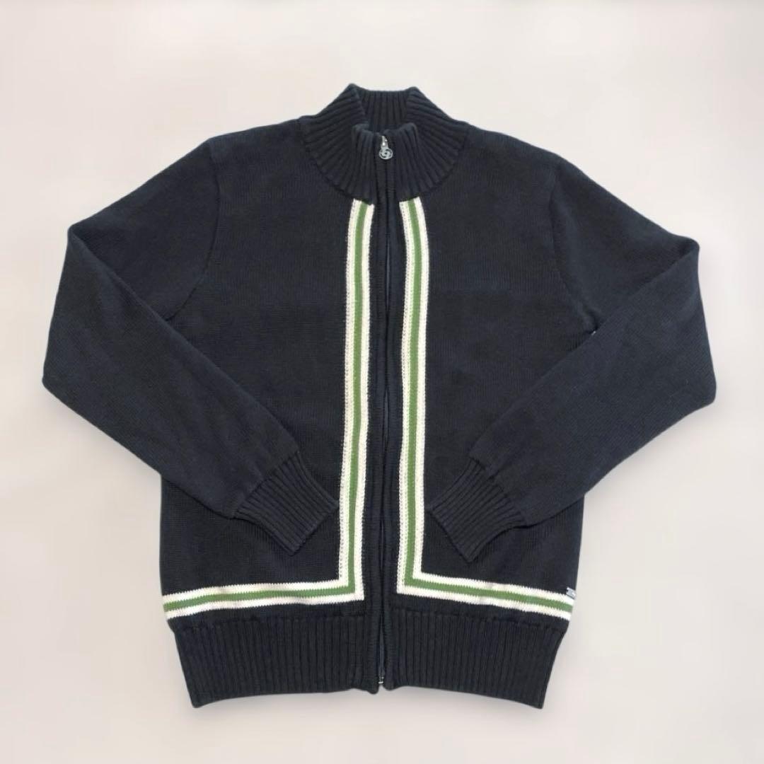 【美品】LIJA リージャ テニスウェア ニットジャケット S コットン100%