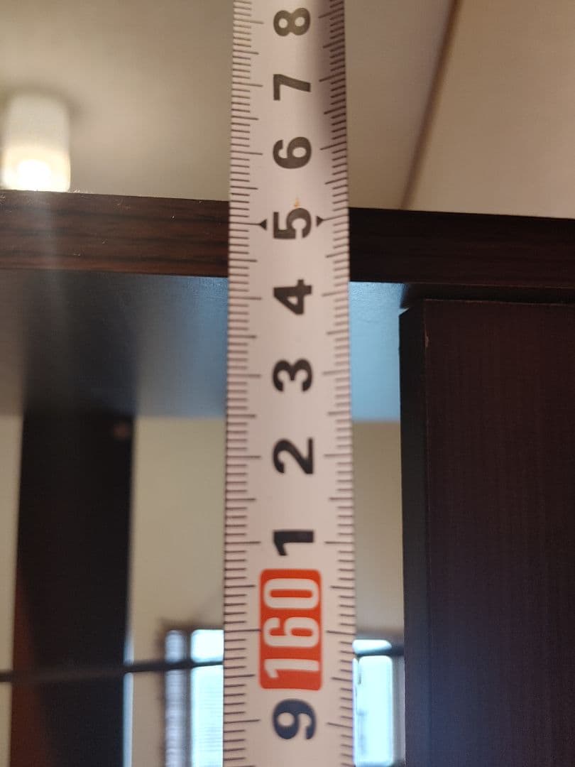 ダークブラウン 回転式本棚 ７段