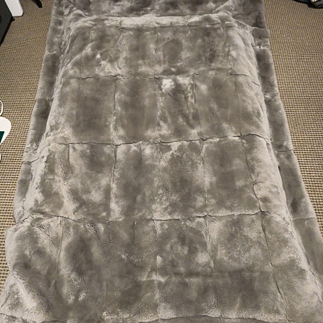 日本ムートン レッキス ラビット 掛け布団カバー じぶんまくら