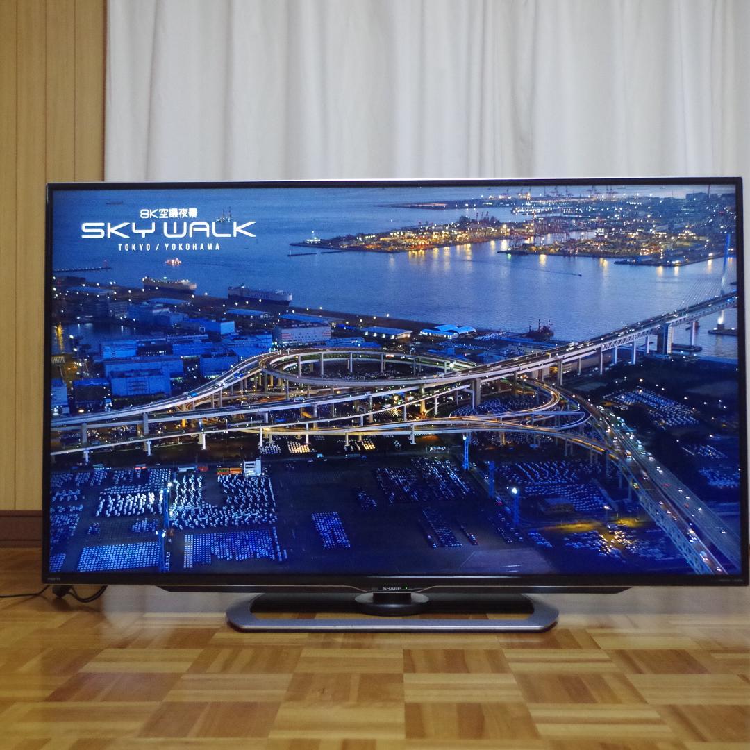 シャープ！高画質！4K HDR対応液晶テレビ LC-55US40 2番組同時録画