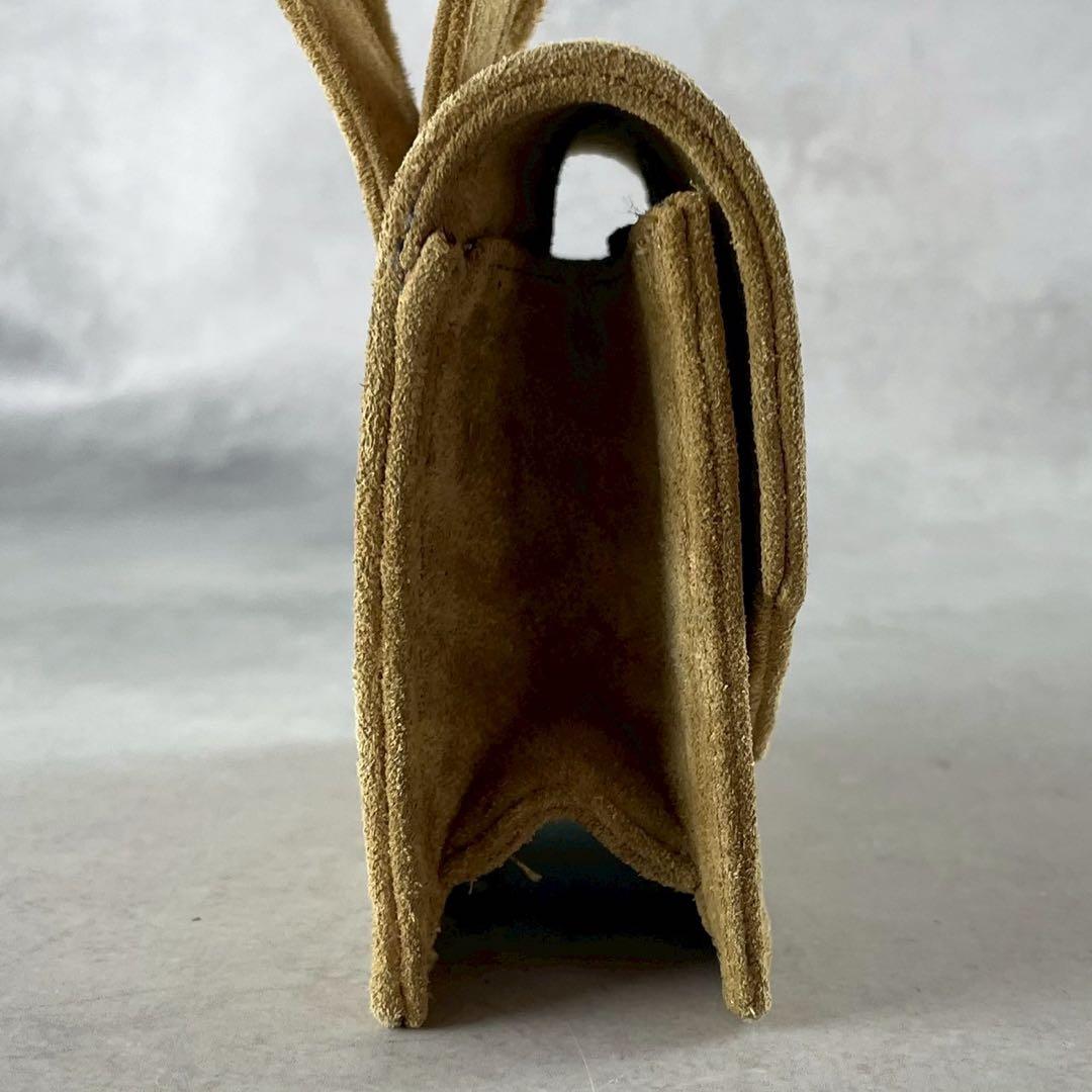 超希少 美品✨LOEWE 2wayミニウエストバッグ アナグラム スエード 総柄