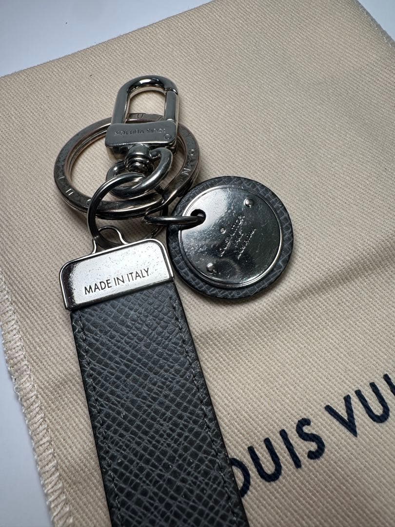 【ルイ・ヴィトン】 訳ありレザー キーホルダー