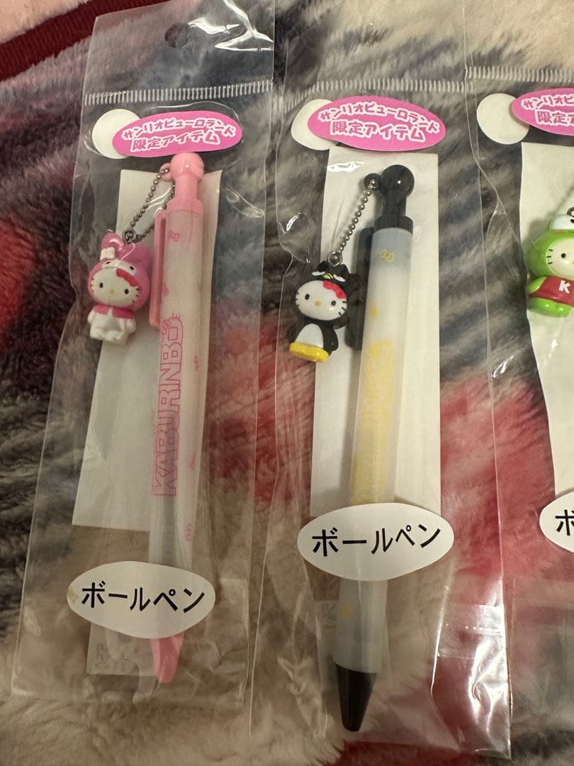 ハローキティ ボールペン 4本セット