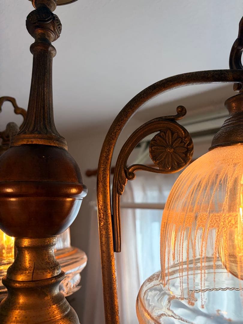 ヤマギワ　yamagiwa アンティーク　照明　レトロ　シャンデリア